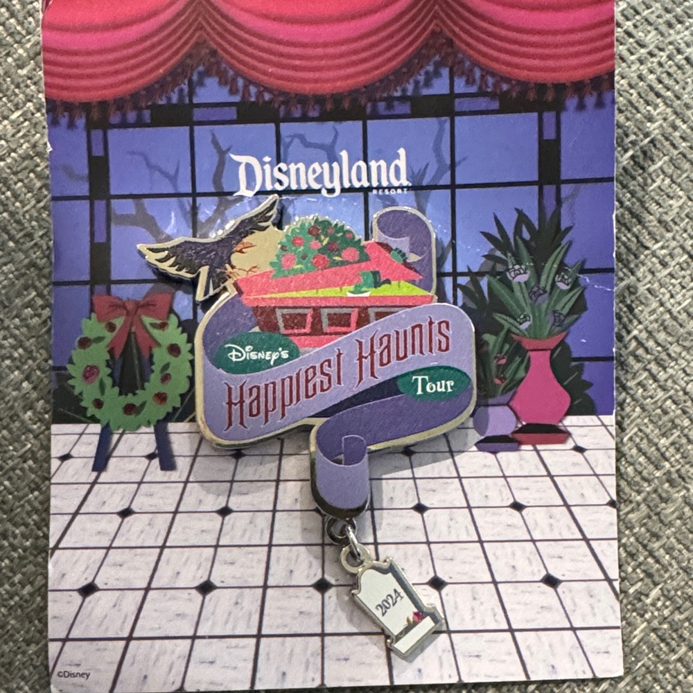 2024 Disneyland Happiest Haunt Tour Pin Disney *EXCLUSIVE* Haunted Mansion GHOST
